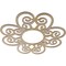 Ekena Millwork Cohen Wood Fretwork Pierced Ceiling Medallion, Birch, 34"OD x 11 5/8"ID x 3/8"T CMWP34X34X0375COBI - alternate 2